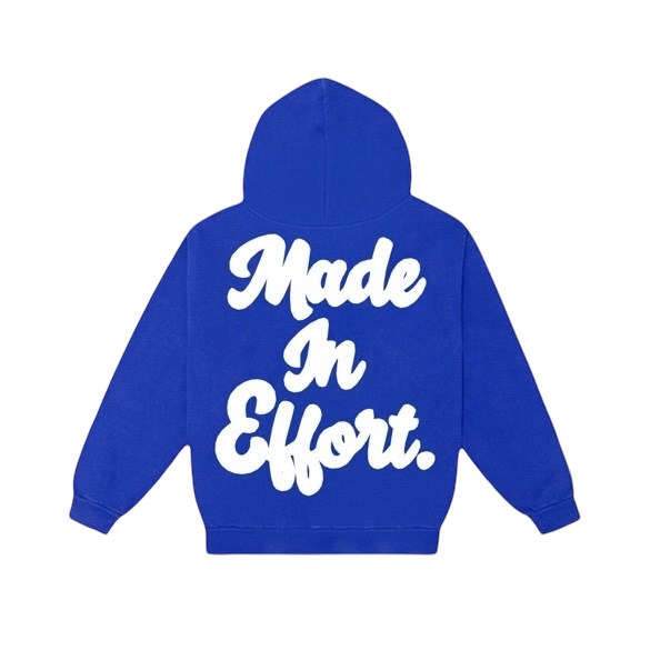 MADE IN EFFORT HOODIE (COOL BLUE)