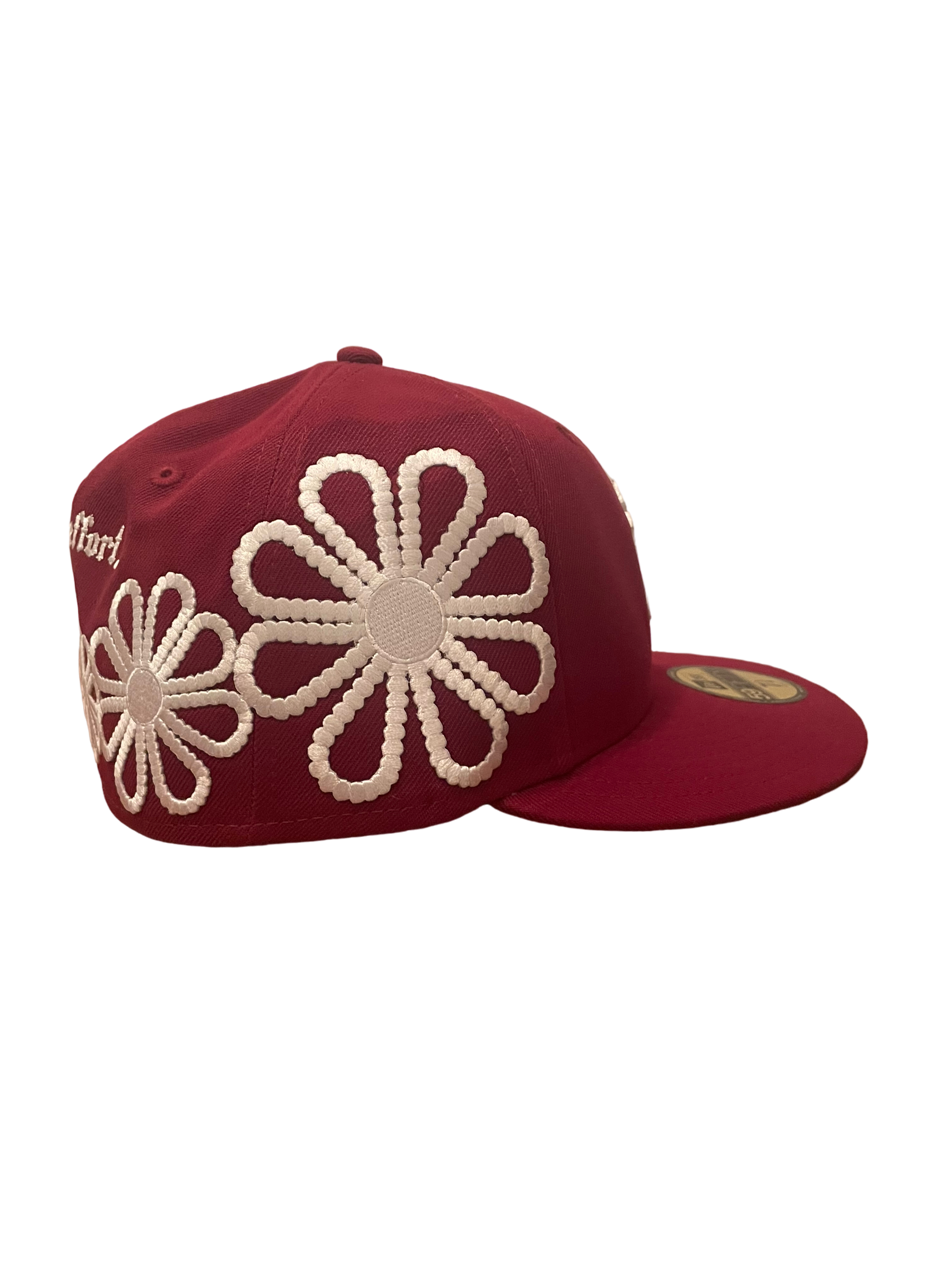 PEARLZ FITTED BURGUNDY YANKEE