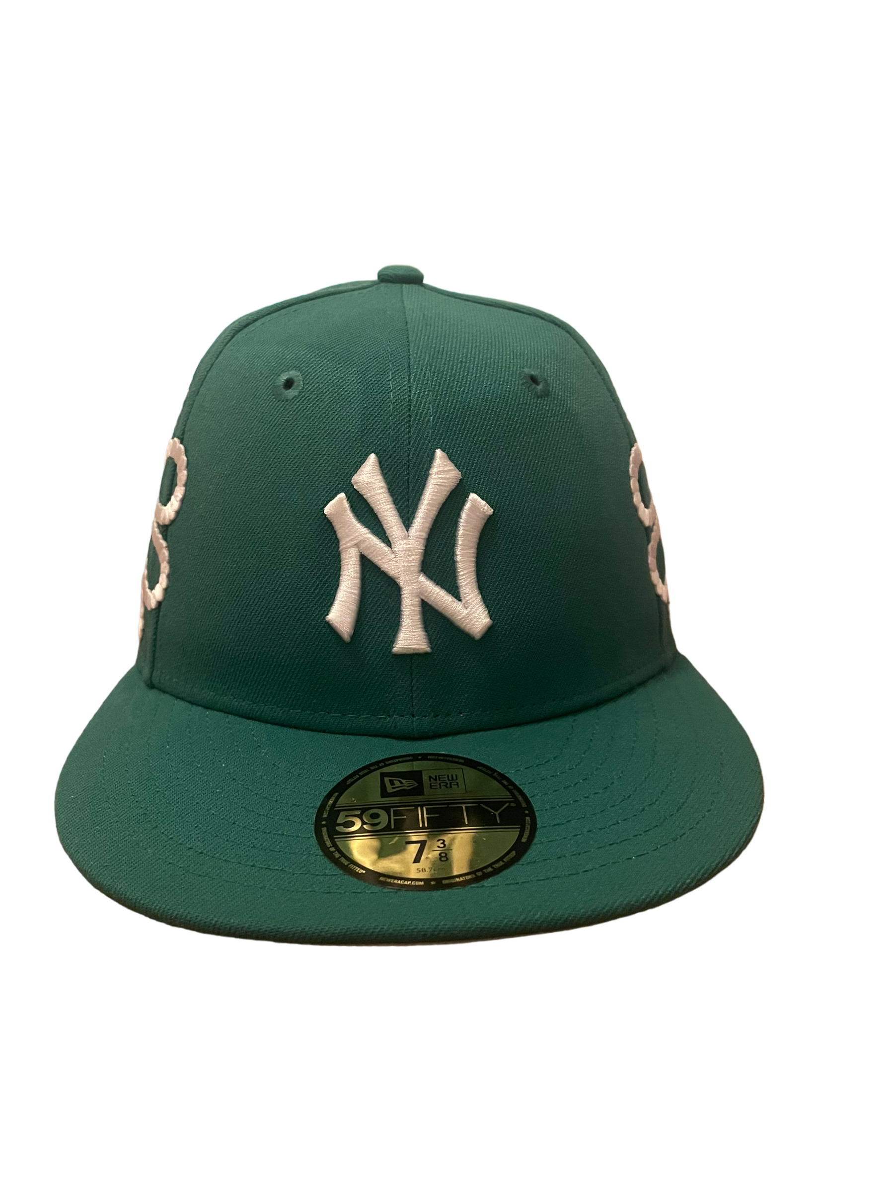 PEARLZ FITTED GREEN YANKEE
