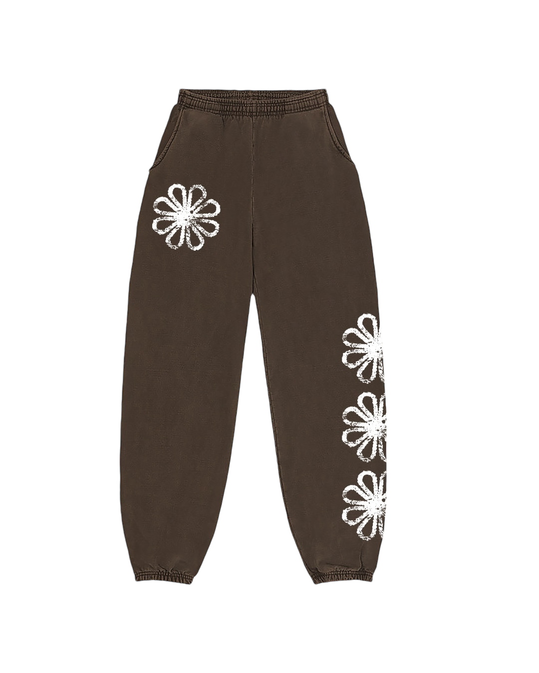 BROWN PEARLZ SWEAT PANTS