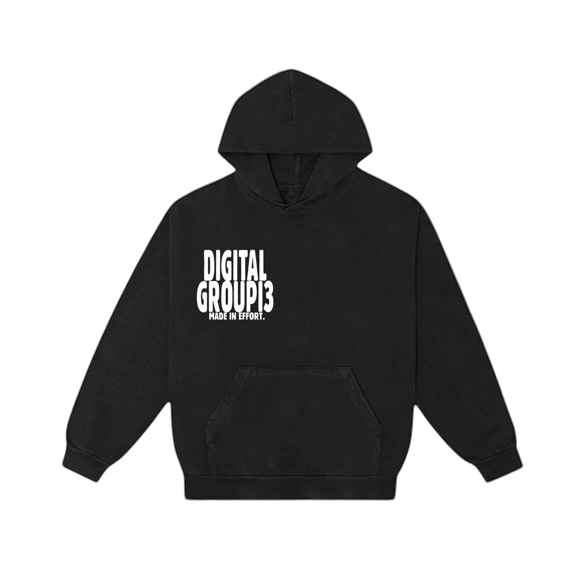 BLACK MNE HOODIE